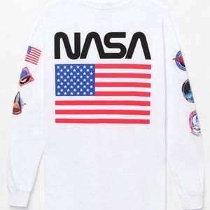 NASA patch long sleeve t-shirt